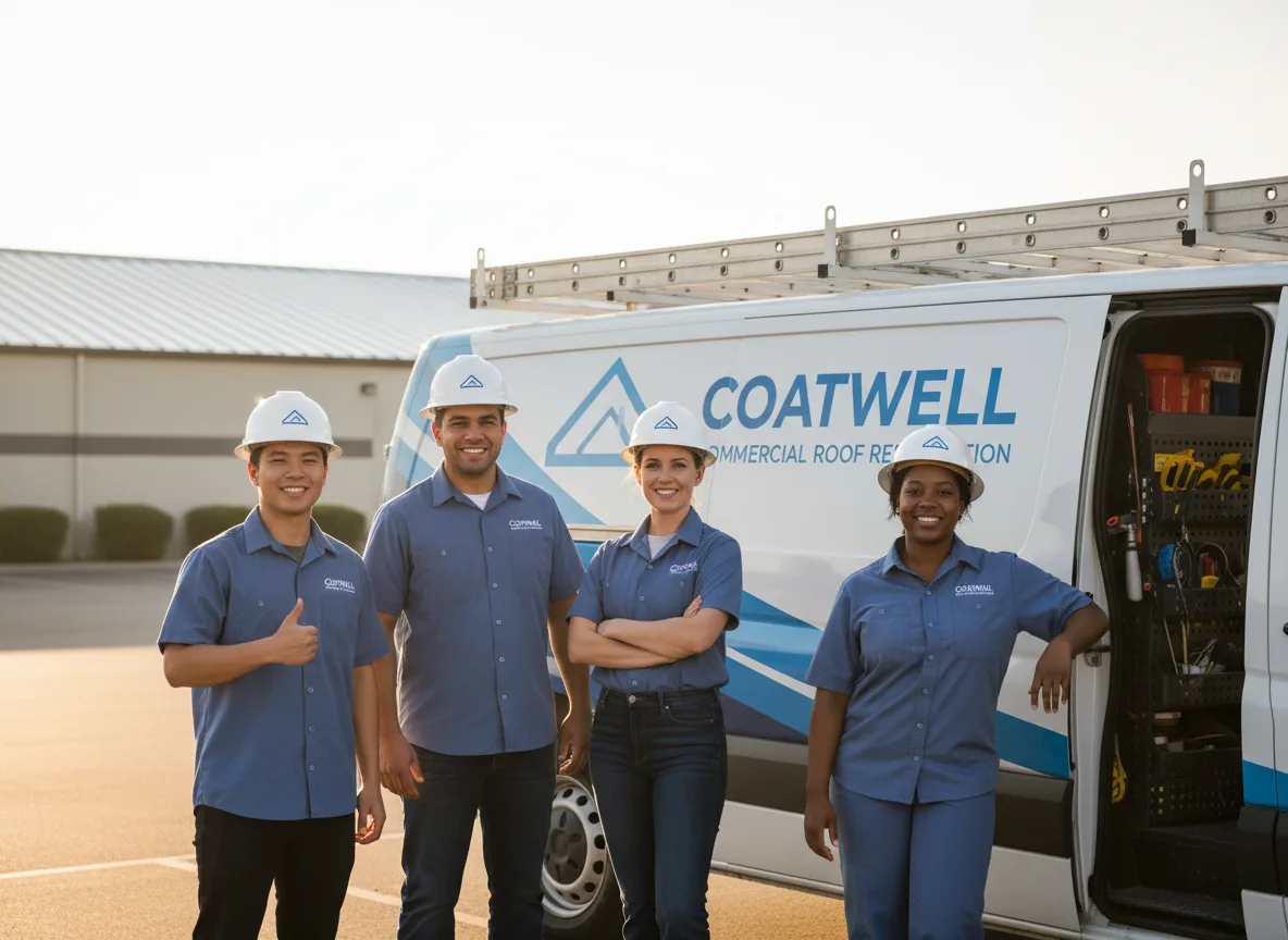 Commercial roof coating company in Camden, MI